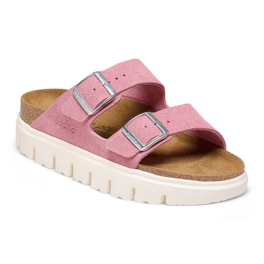 Pink suede cheap birkenstock arizona